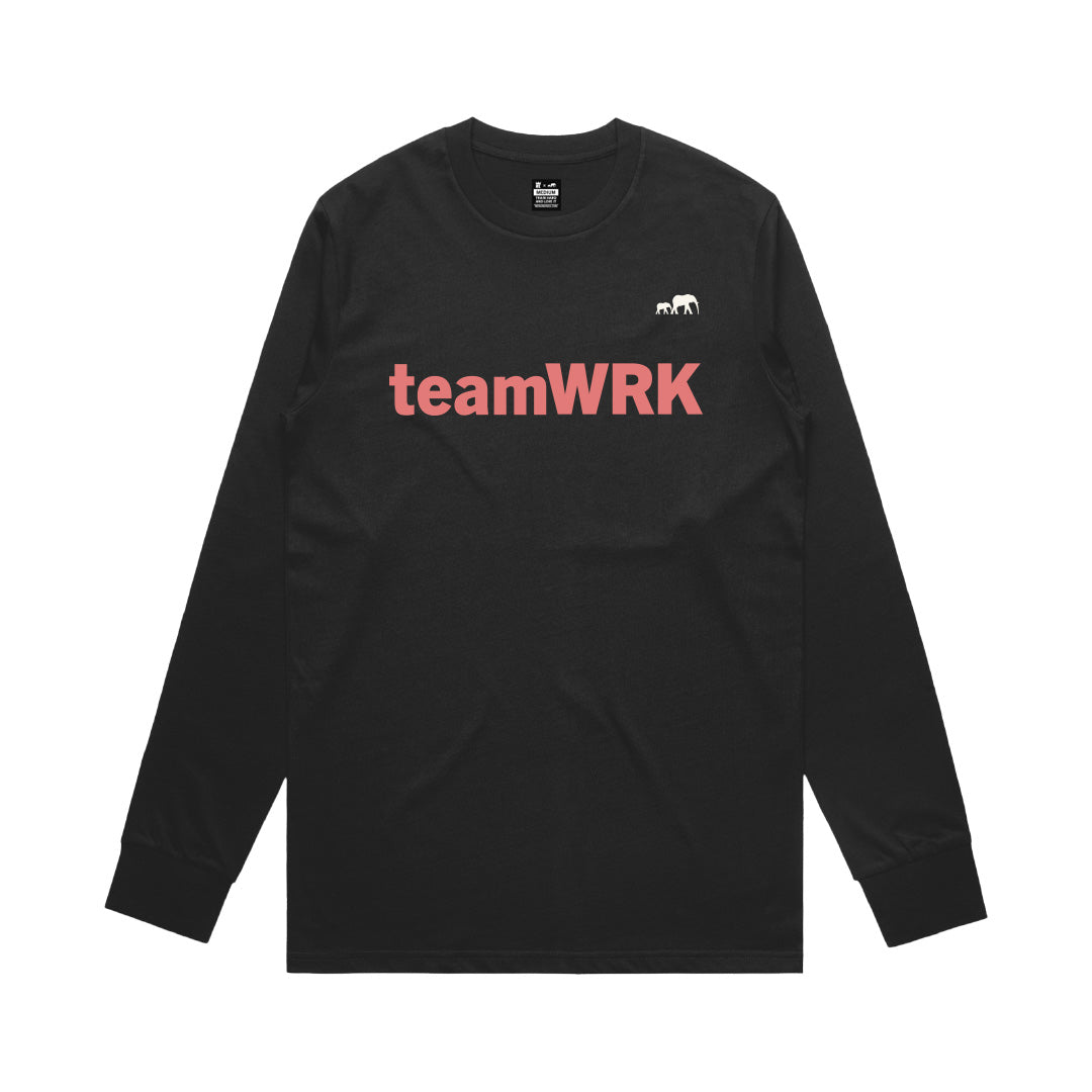 BLACK | teamWRK x BKc Cotton Long Sleeve Tee