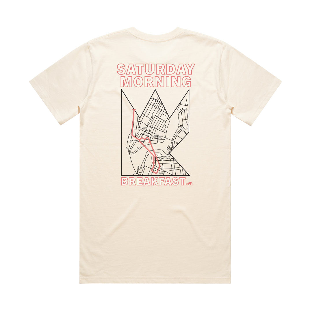 OFFWHITE | Saturday Morning Breakfast | teamWRK x BKc Cotton Short Sleeve Tee