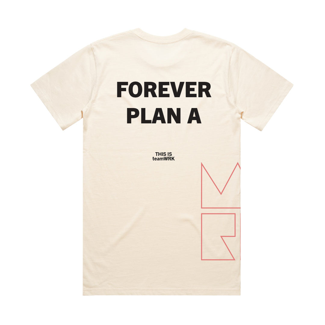 OFFWHITE | Forever Plan A | teamWRK x BKc Cotton Short Sleeve Tee