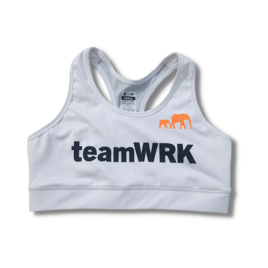 Womens | teamWRK x BKc Sports Bra | White