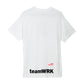 teamWRK x BKc Cotton Short Sleeve Tee | Train Hard & Love It. -- White