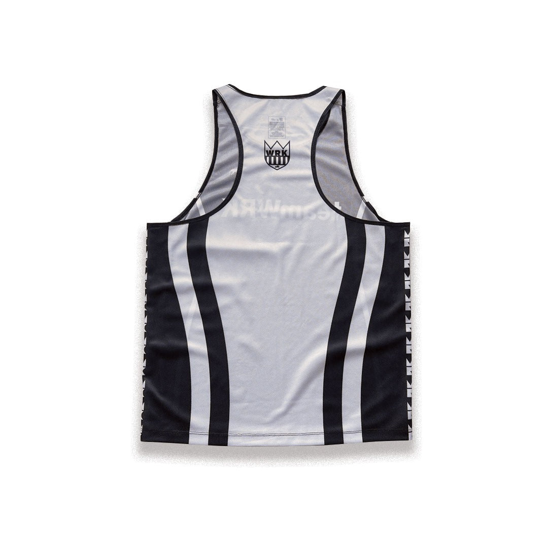 Mens | teamWRK x BKc Performance Singlet | Black Front/White Back