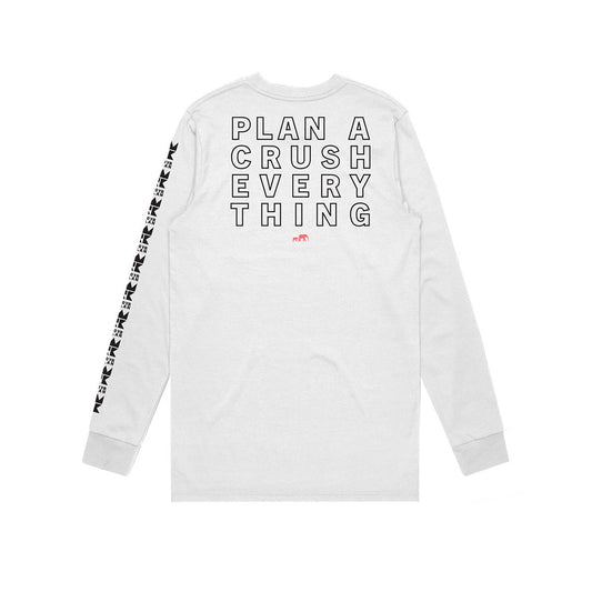 teamWRK x BKc Cotton LS Tee Train Hard/100YR Plan A